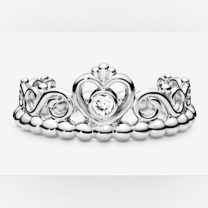 Authentic NEW Pandora Princess Tiara Crown Ring S925ALE CZ